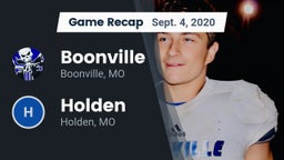 Recap: Boonville  vs. Holden  2020