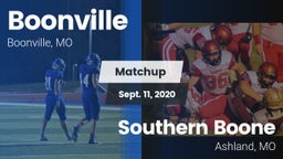 Matchup: Boonville High vs. Southern Boone  2020