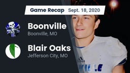 Recap: Boonville  vs. Blair Oaks  2020