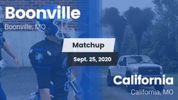 Matchup: Boonville High vs. California  2020