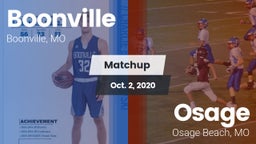 Matchup: Boonville High vs. Osage  2020