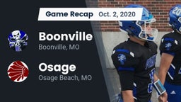 Recap: Boonville  vs. Osage  2020
