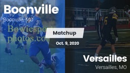 Matchup: Boonville High vs. Versailles  2020