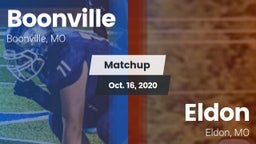 Matchup: Boonville High vs. Eldon  2020