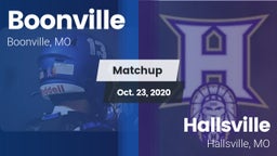 Matchup: Boonville High vs. Hallsville  2020
