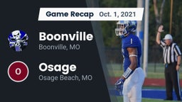 Recap: Boonville  vs. Osage  2021