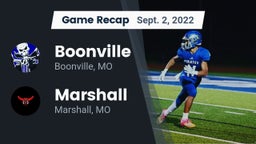 Recap: Boonville  vs. Marshall  2022