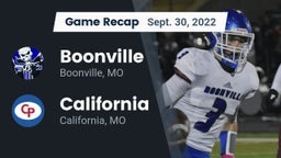 Recap: Boonville  vs. California  2022