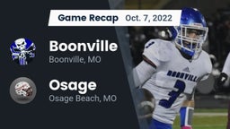 Recap: Boonville  vs. Osage  2022