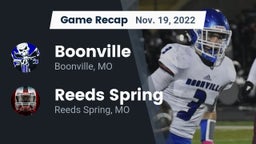 Recap: Boonville  vs. Reeds Spring  2022