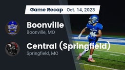Recap: Boonville  vs. Central  (Springfield) 2023