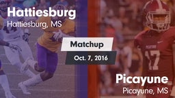 Matchup: Hattiesburg High vs. Picayune  2016