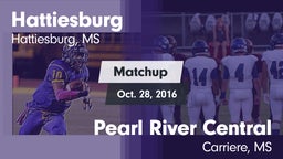Matchup: Hattiesburg High vs. Pearl River Central  2016