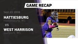 Recap: Hattiesburg  vs. West Harrison  2016