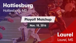 Matchup: Hattiesburg High vs. Laurel  2016