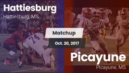 Matchup: Hattiesburg High vs. Picayune  2017