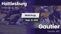 Matchup: Hattiesburg High vs. Gautier  2018