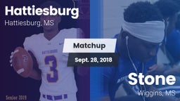 Matchup: Hattiesburg High vs. Stone  2018