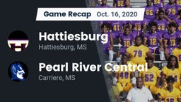 Recap: Hattiesburg  vs. Pearl River Central  2020