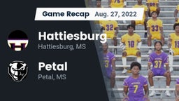 Recap: Hattiesburg  vs. Petal  2022
