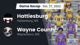 Recap: Hattiesburg  vs. Wayne County  2022