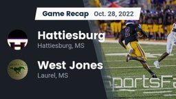 Recap: Hattiesburg  vs. West Jones  2022