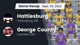 Recap: Hattiesburg  vs. George County  2023