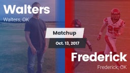Matchup: Walters  vs. Frederick  2016