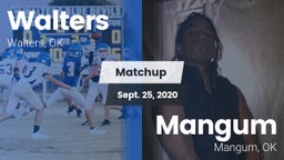 Matchup: Walters  vs. Mangum  2020