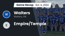 Recap: Walters  vs. Empire/Temple 2022