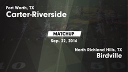 Matchup: Carter-Riverside vs. Birdville  2016