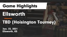 Ellsworth  vs TBD (Hoisington Tourney) Game Highlights - Jan. 23, 2021