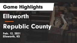 Ellsworth  vs Republic County  Game Highlights - Feb. 12, 2021