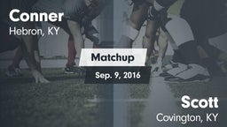 Matchup: Conner  vs. Scott  2016