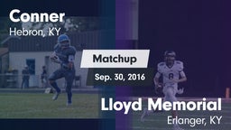 Matchup: Conner  vs. Lloyd Memorial  2016