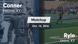 Matchup: Conner  vs. Ryle  2016