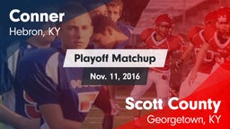 Matchup: Conner  vs. Scott County  2016