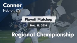 Matchup: Conner  vs. Regional Championship 2016