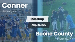 Matchup: Conner  vs. Boone County  2017