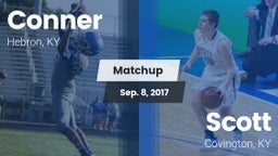 Matchup: Conner  vs. Scott  2017