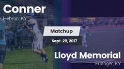 Matchup: Conner  vs. Lloyd Memorial  2017