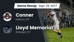 Recap: Conner  vs. Lloyd Memorial  2017