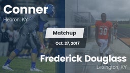 Matchup: Conner  vs. Frederick Douglass 2017