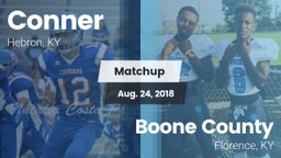 Matchup: Conner  vs. Boone County  2018