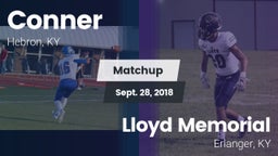 Matchup: Conner  vs. Lloyd Memorial  2018