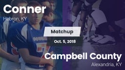 Matchup: Conner  vs. Campbell County  2018