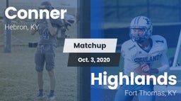 Matchup: Conner  vs. Highlands  2020