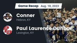 Recap: Conner  vs. Paul Laurence Dunbar  2023