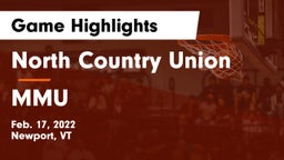 North Country Union  vs MMU Game Highlights - Feb. 17, 2022