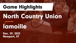 North Country Union  vs lamoille Game Highlights - Dec. 29, 2023